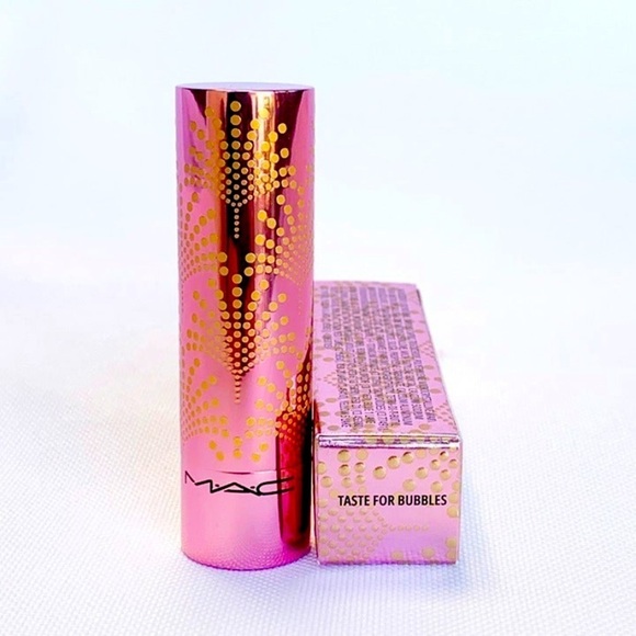 Taste for bubbles mac rare holiday lip balm  RARE makeup lipstick sparkle fall - Picture 1 of 2